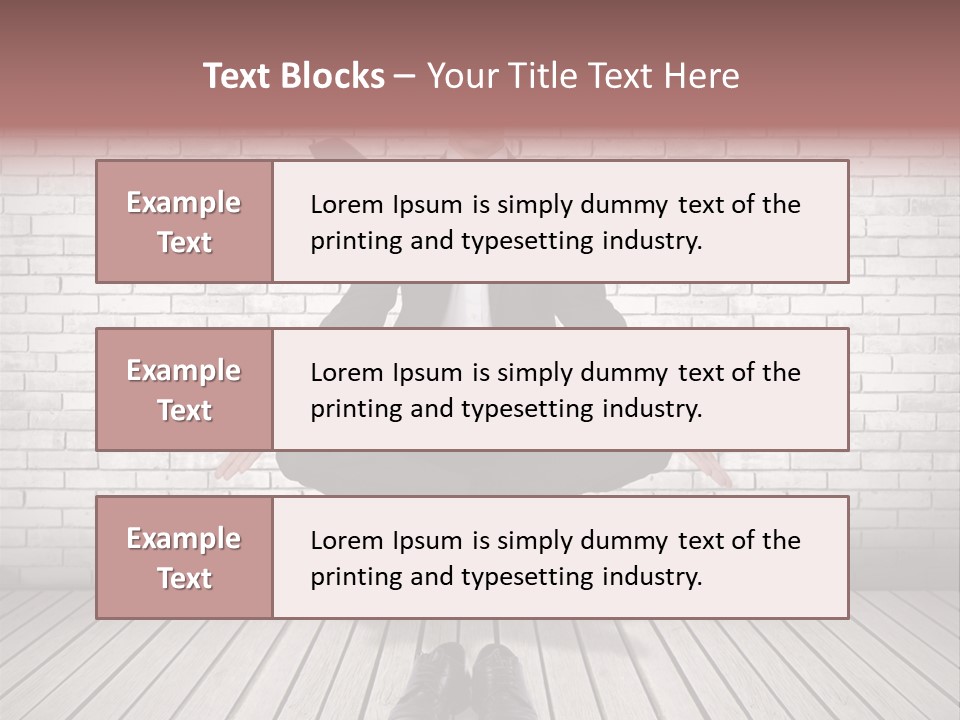 Wall Relax White PowerPoint Template