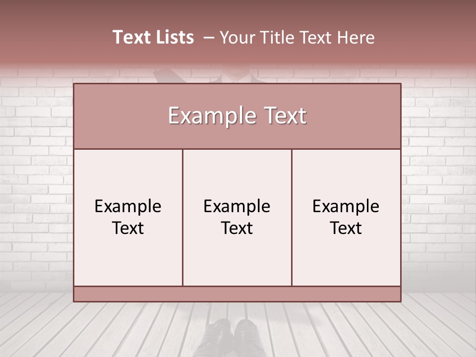 Wall Relax White PowerPoint Template