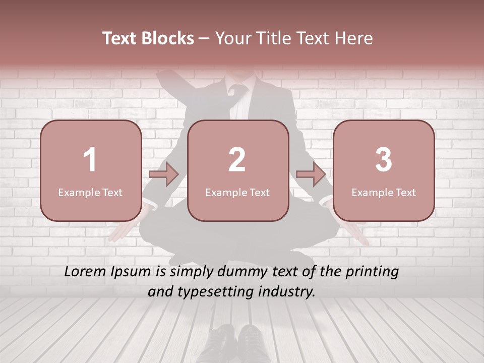 Wall Relax White PowerPoint Template