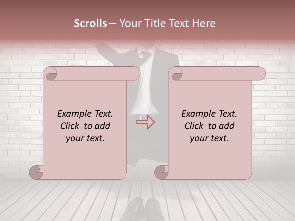 Wall Relax White PowerPoint Template