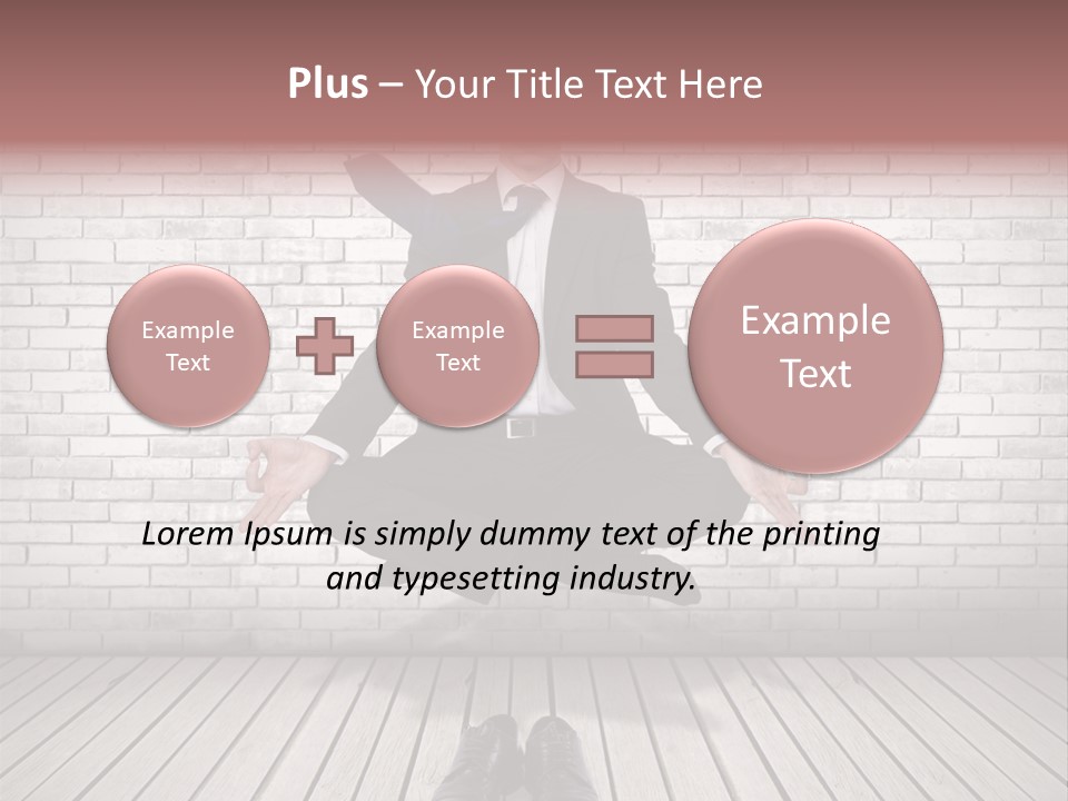 Wall Relax White PowerPoint Template