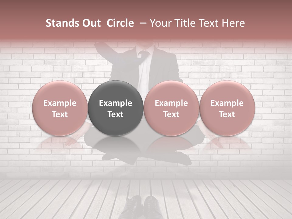 Wall Relax White PowerPoint Template