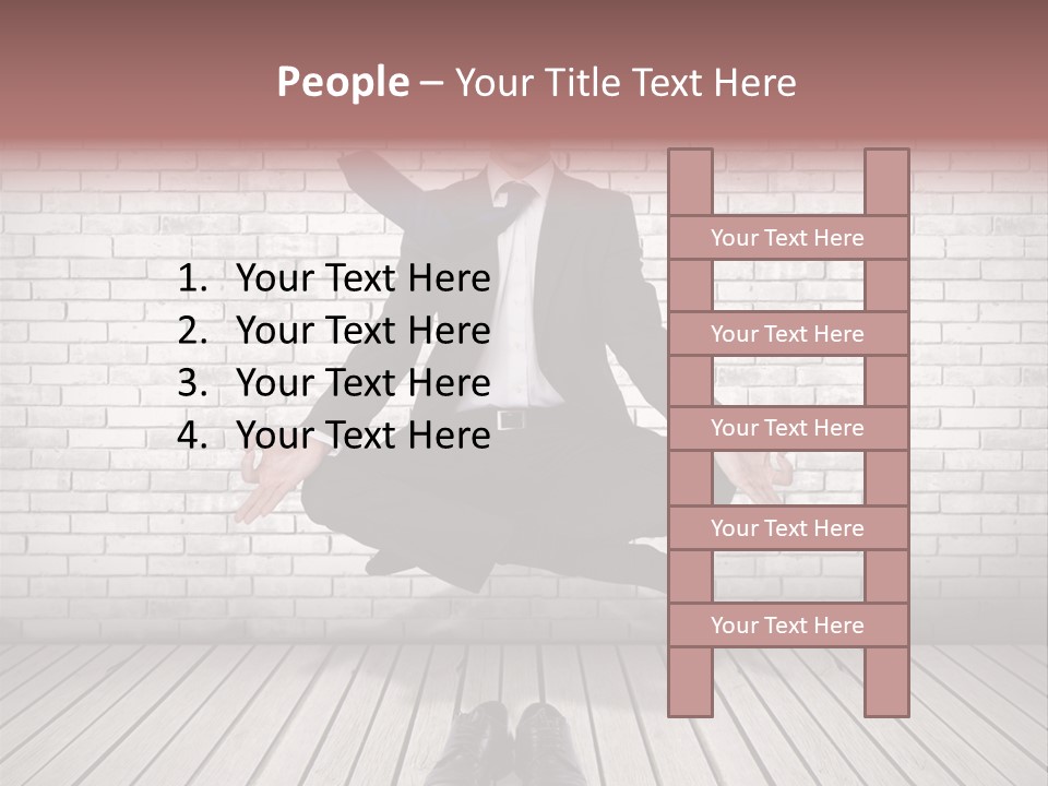 Wall Relax White PowerPoint Template