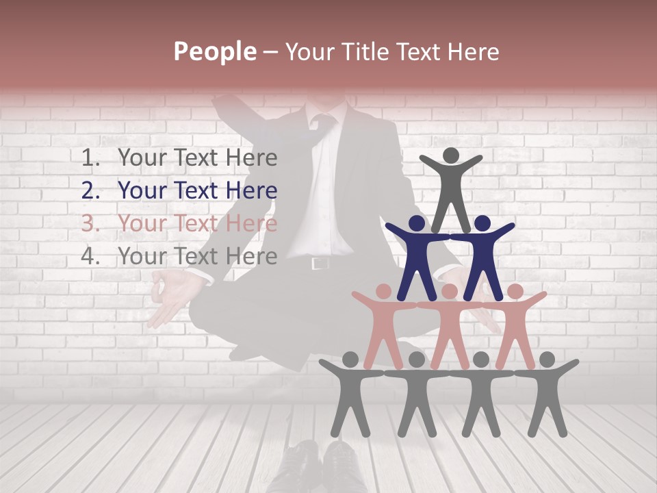 Wall Relax White PowerPoint Template