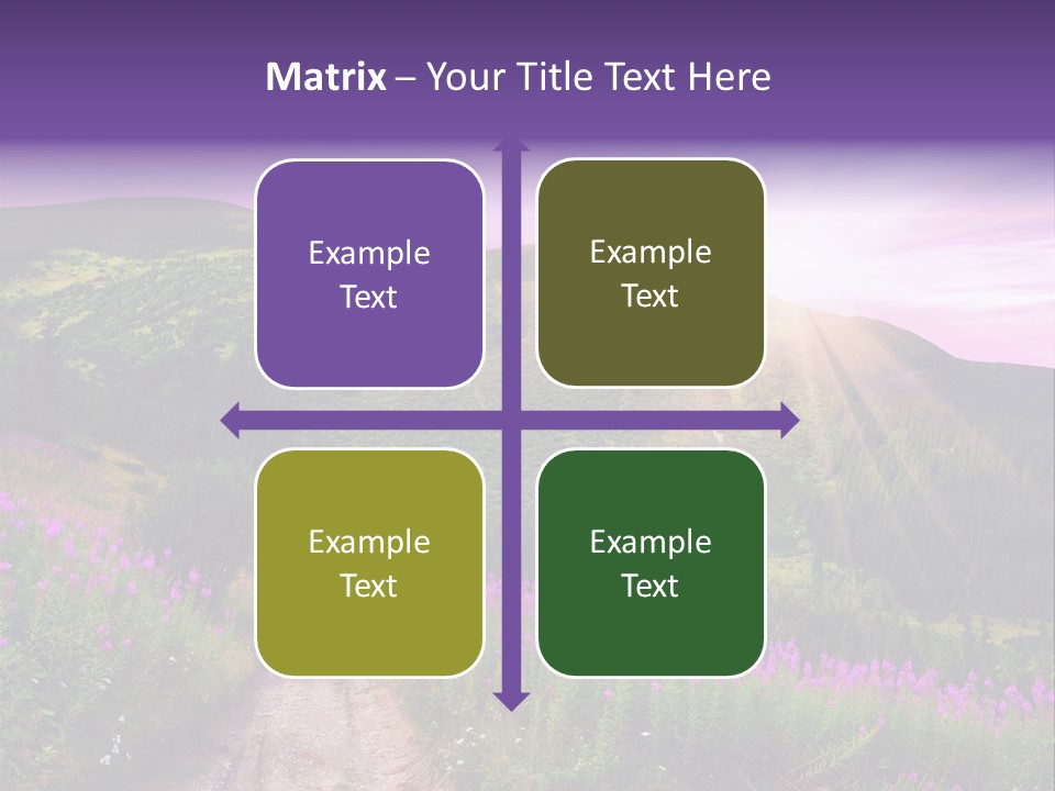 Path Color Field PowerPoint Template