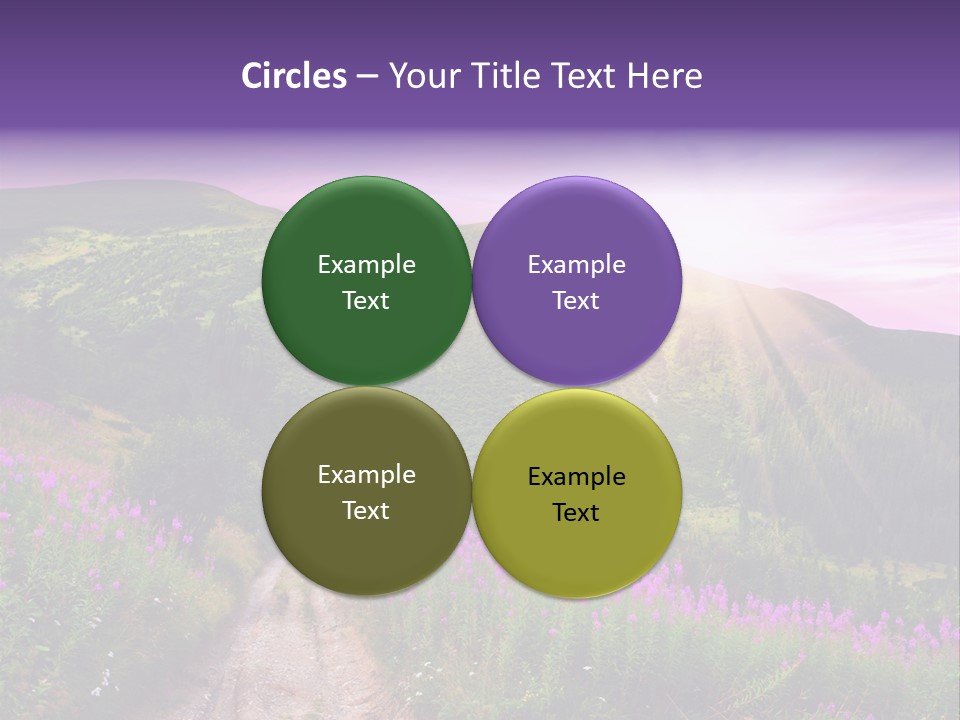 Path Color Field PowerPoint Template