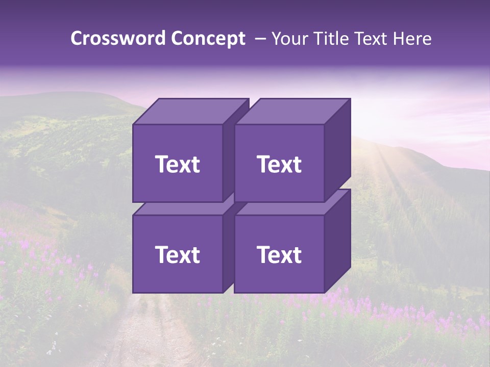 Path Color Field PowerPoint Template