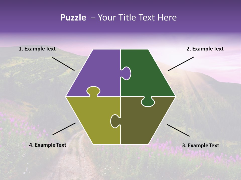 Path Color Field PowerPoint Template