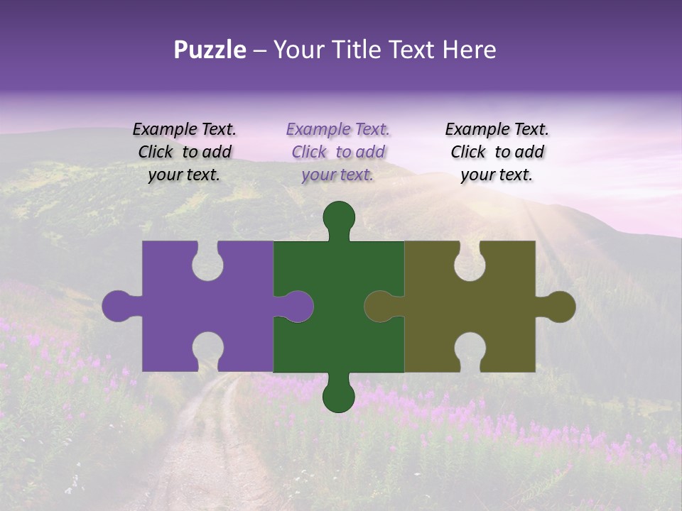 Path Color Field PowerPoint Template