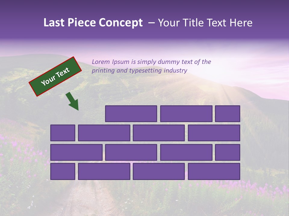 Path Color Field PowerPoint Template