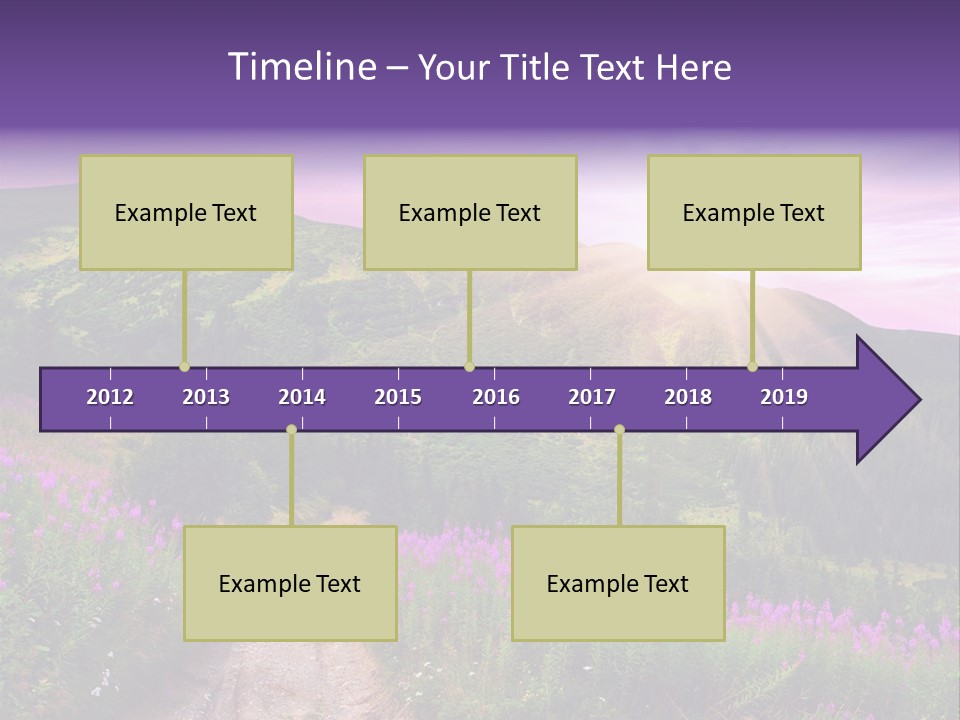 Path Color Field PowerPoint Template