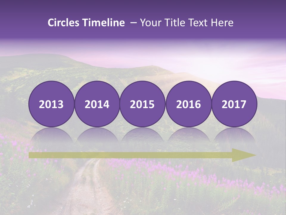 Path Color Field PowerPoint Template