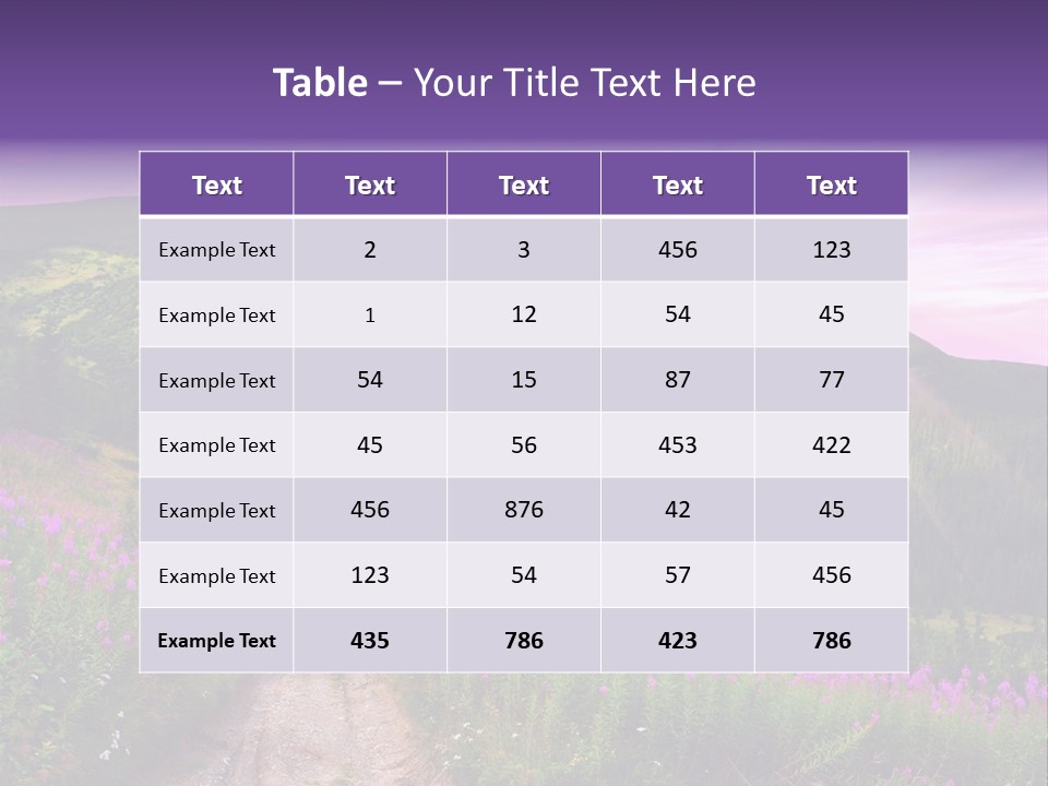 Path Color Field PowerPoint Template