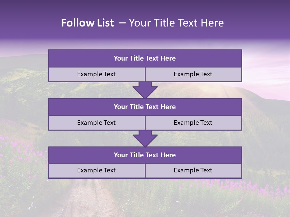 Path Color Field PowerPoint Template