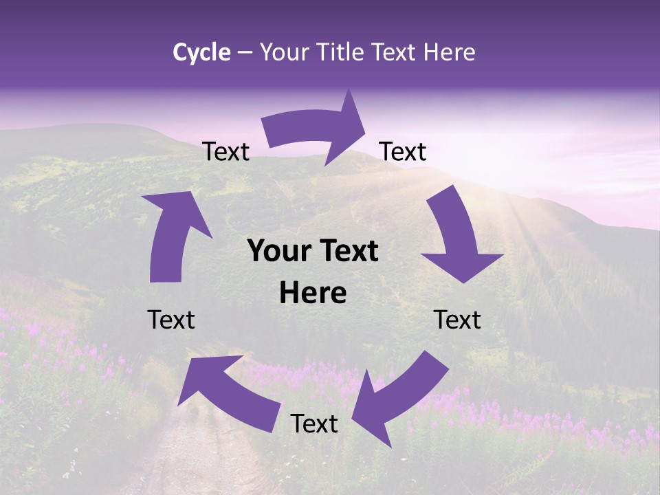 Path Color Field PowerPoint Template