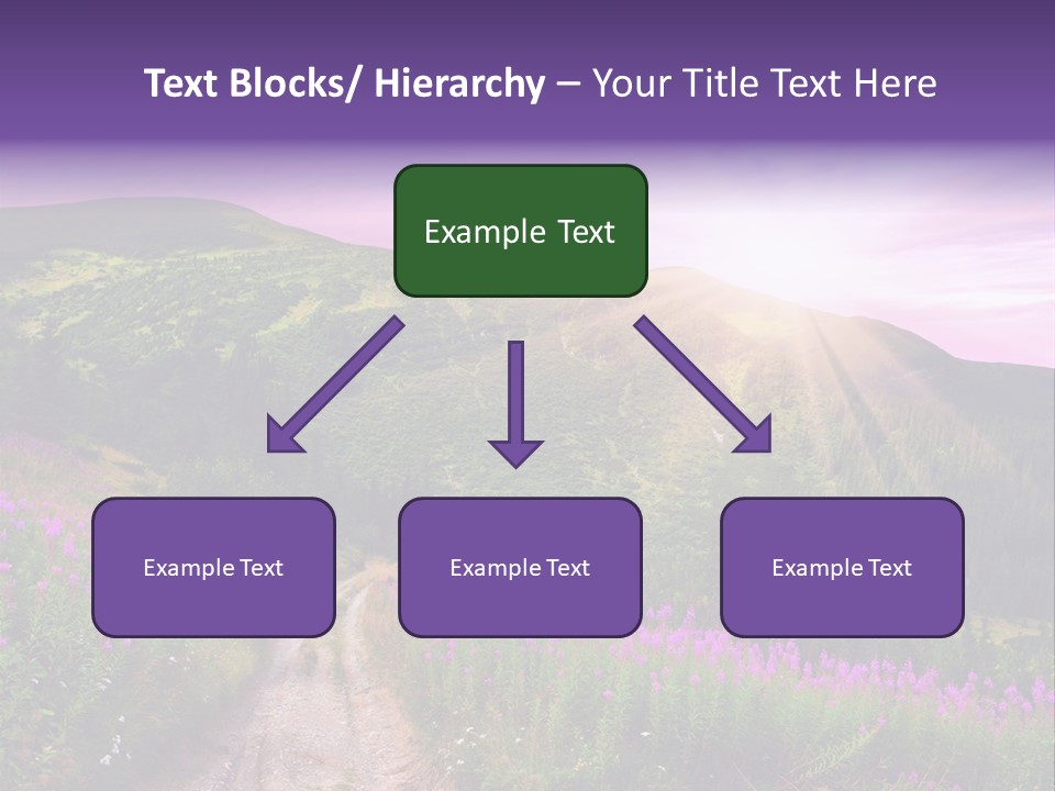 Path Color Field PowerPoint Template