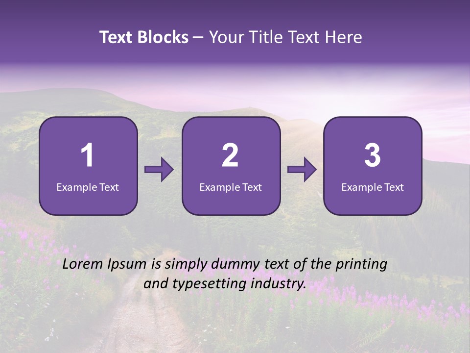 Path Color Field PowerPoint Template