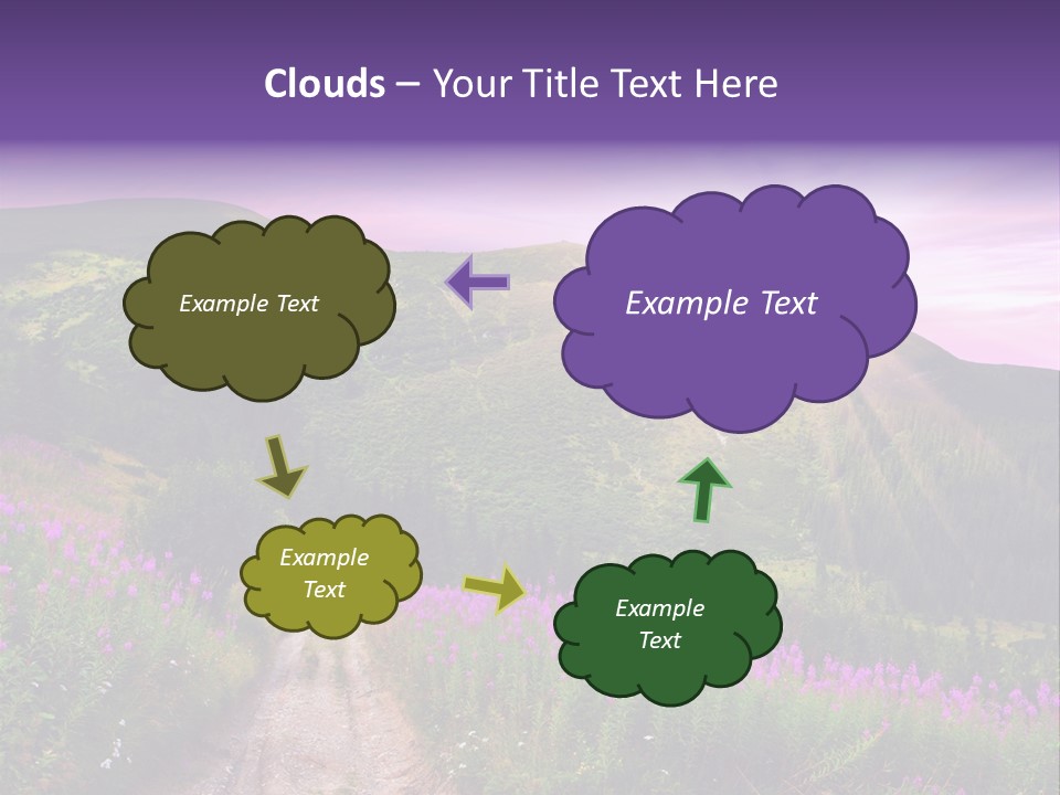 Path Color Field PowerPoint Template