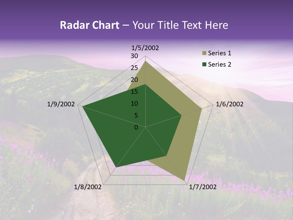 Path Color Field PowerPoint Template