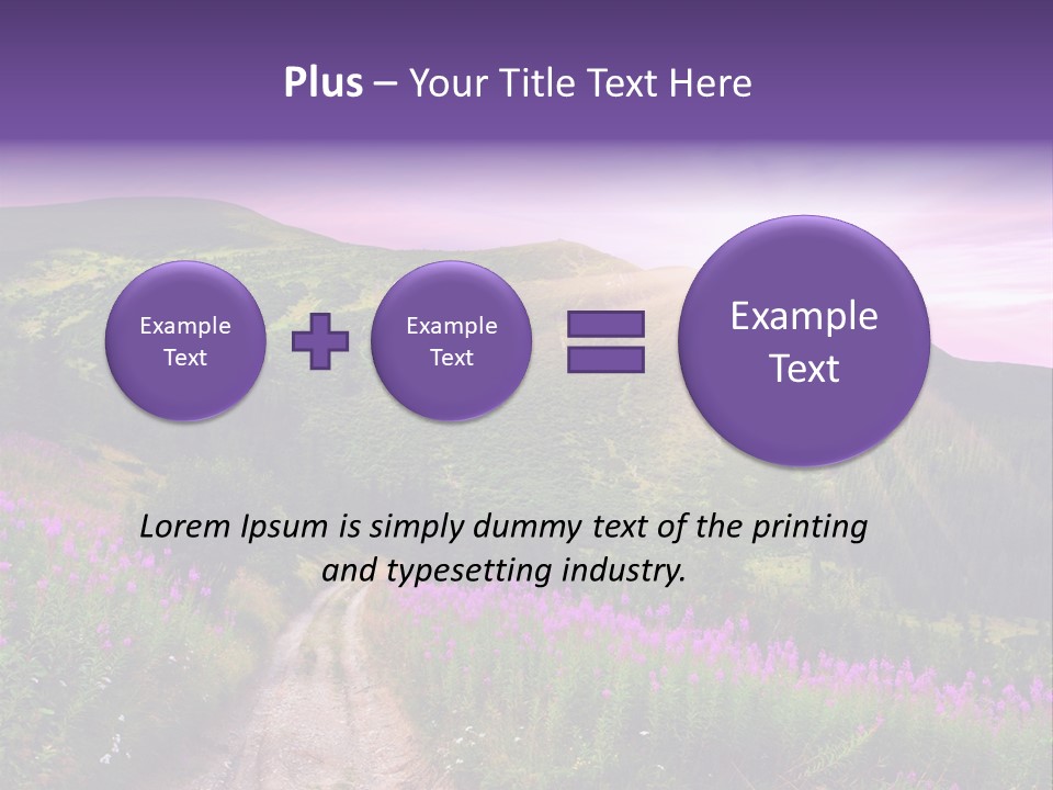 Path Color Field PowerPoint Template