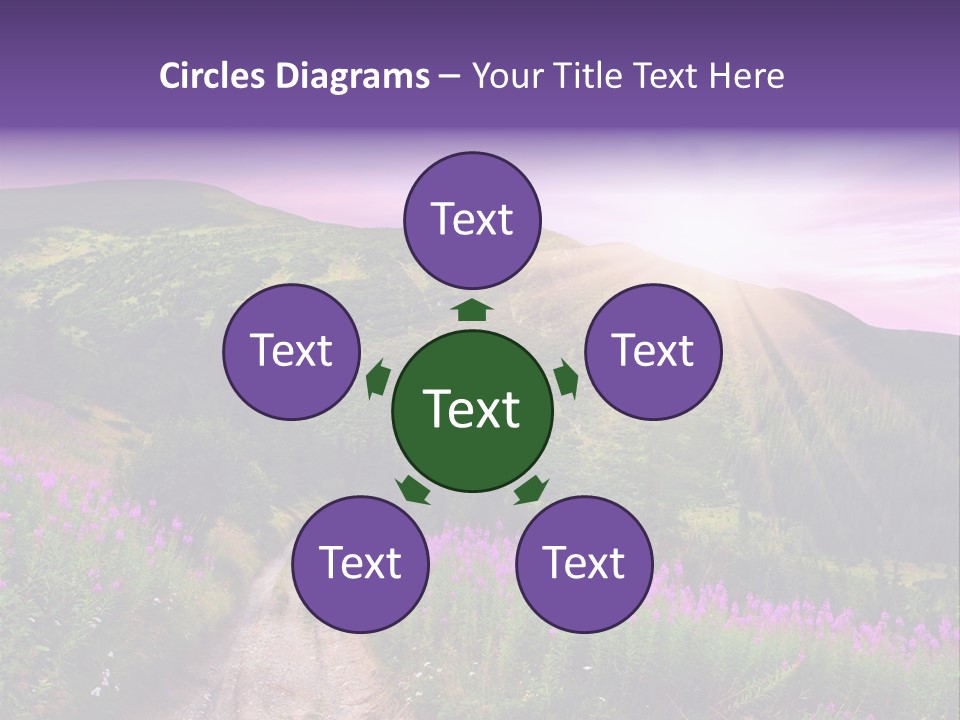 Path Color Field PowerPoint Template
