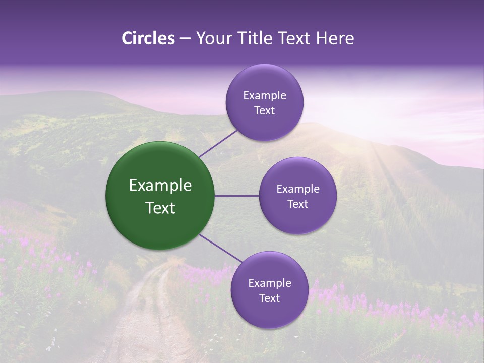 Path Color Field PowerPoint Template