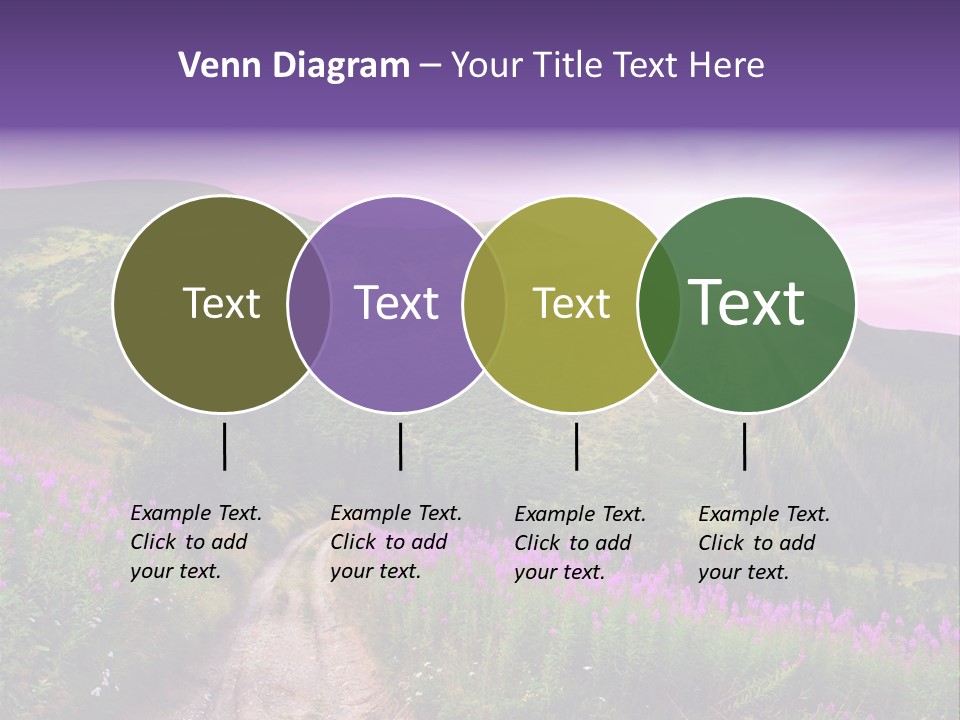 Path Color Field PowerPoint Template