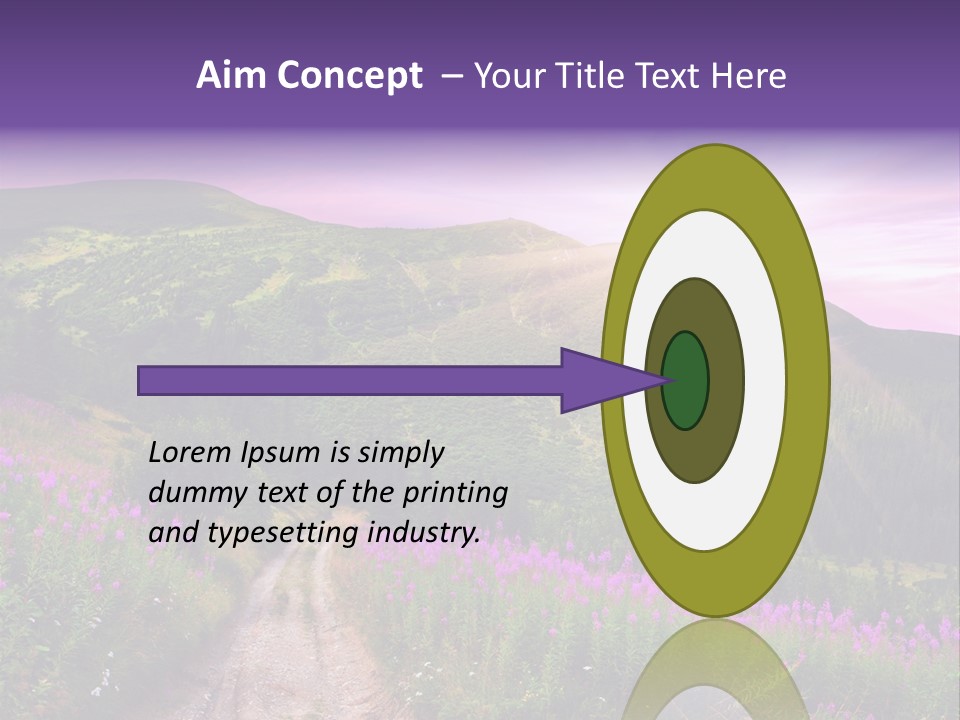 Path Color Field PowerPoint Template