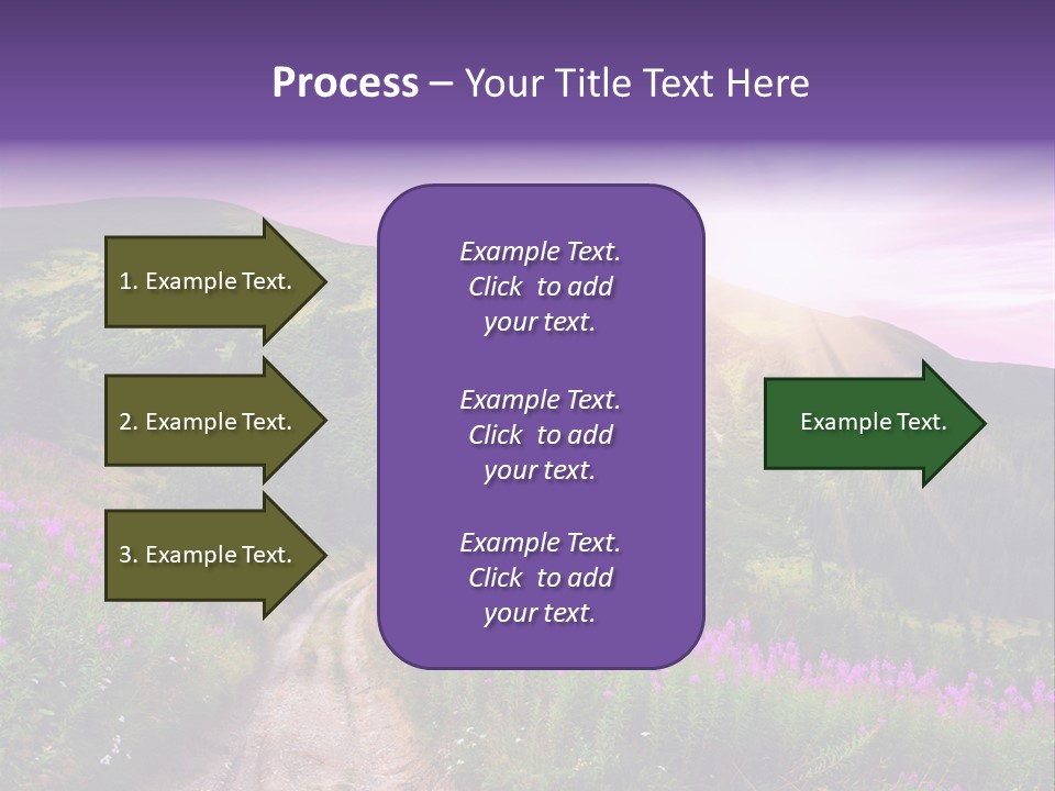 Path Color Field PowerPoint Template