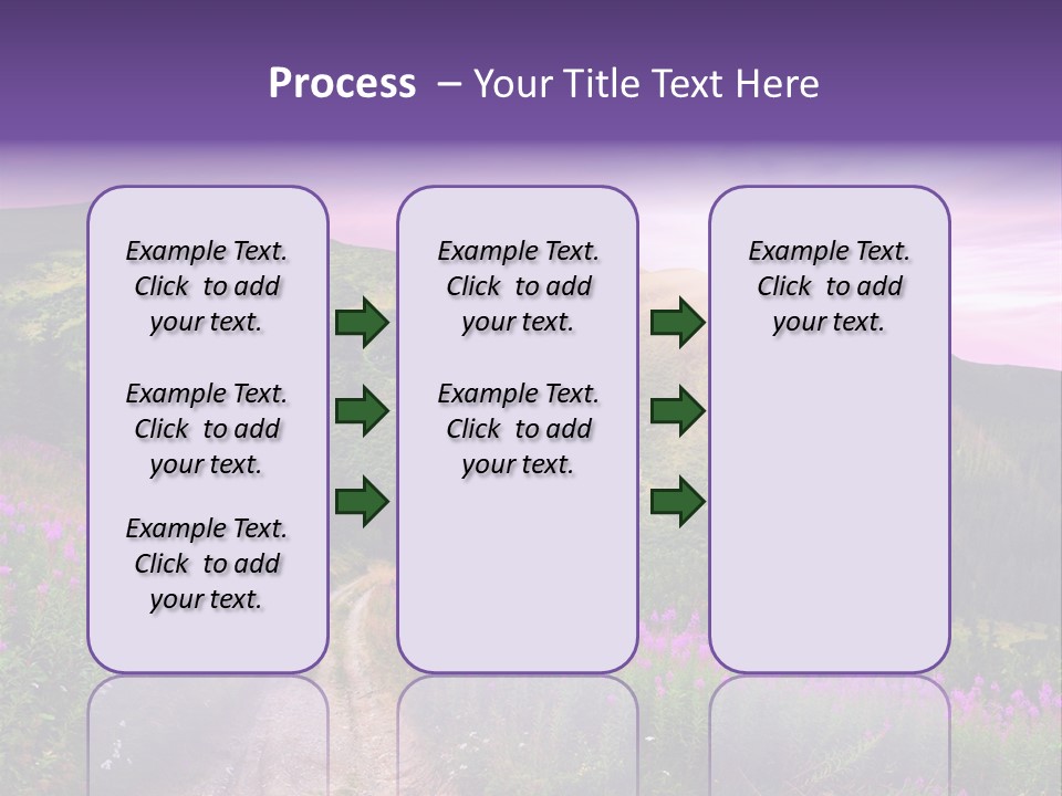 Path Color Field PowerPoint Template