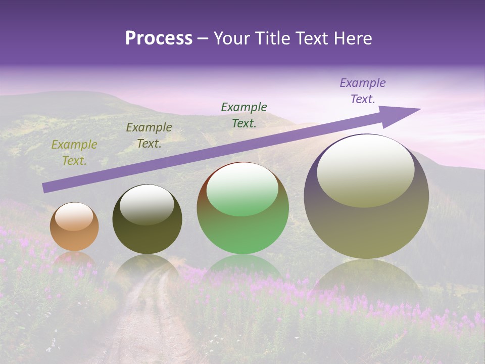 Path Color Field PowerPoint Template