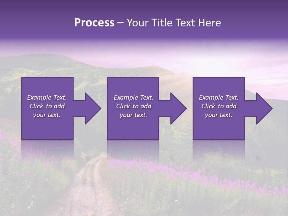 Path Color Field PowerPoint Template