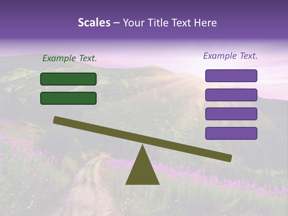 Path Color Field PowerPoint Template