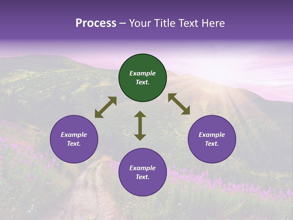 Path Color Field PowerPoint Template