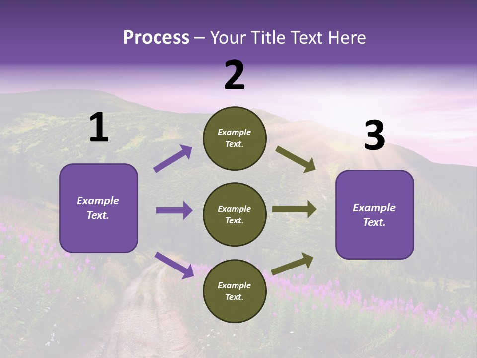 Path Color Field PowerPoint Template