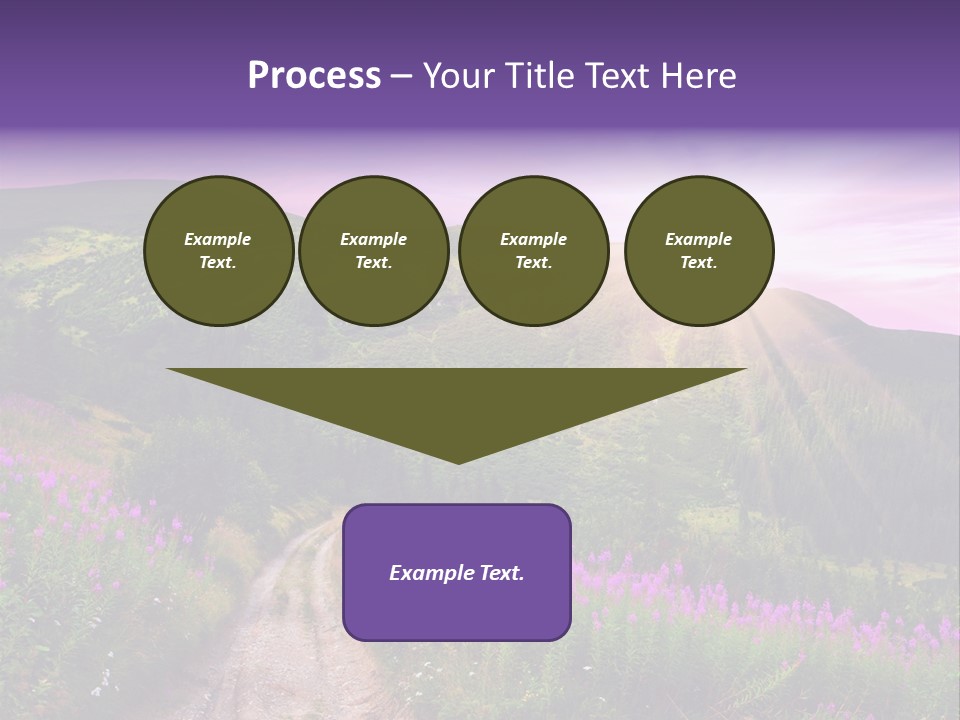Path Color Field PowerPoint Template