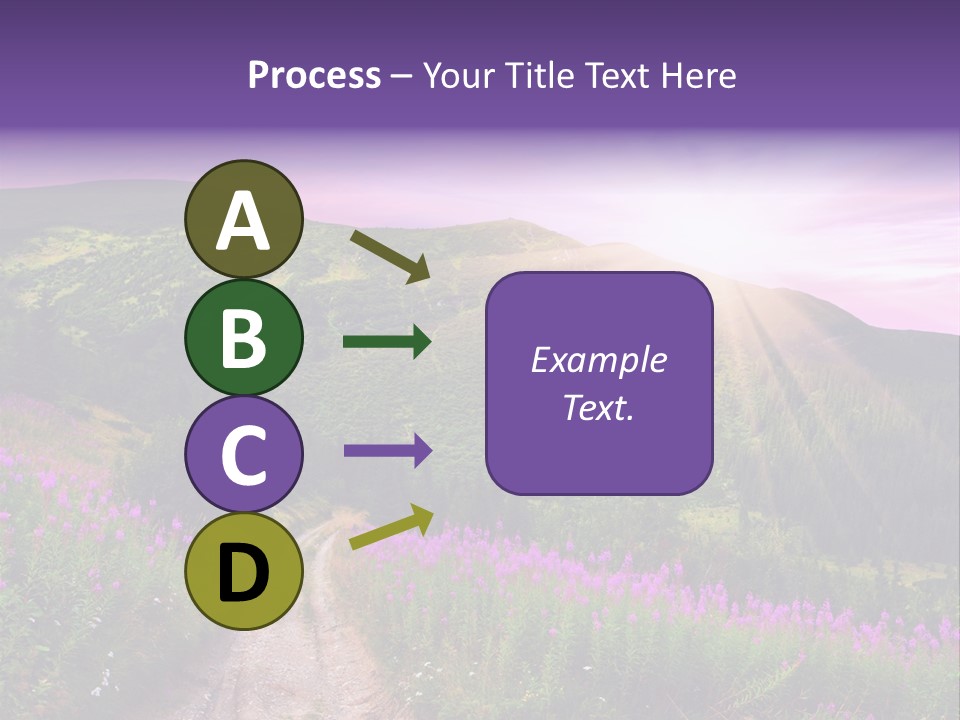 Path Color Field PowerPoint Template