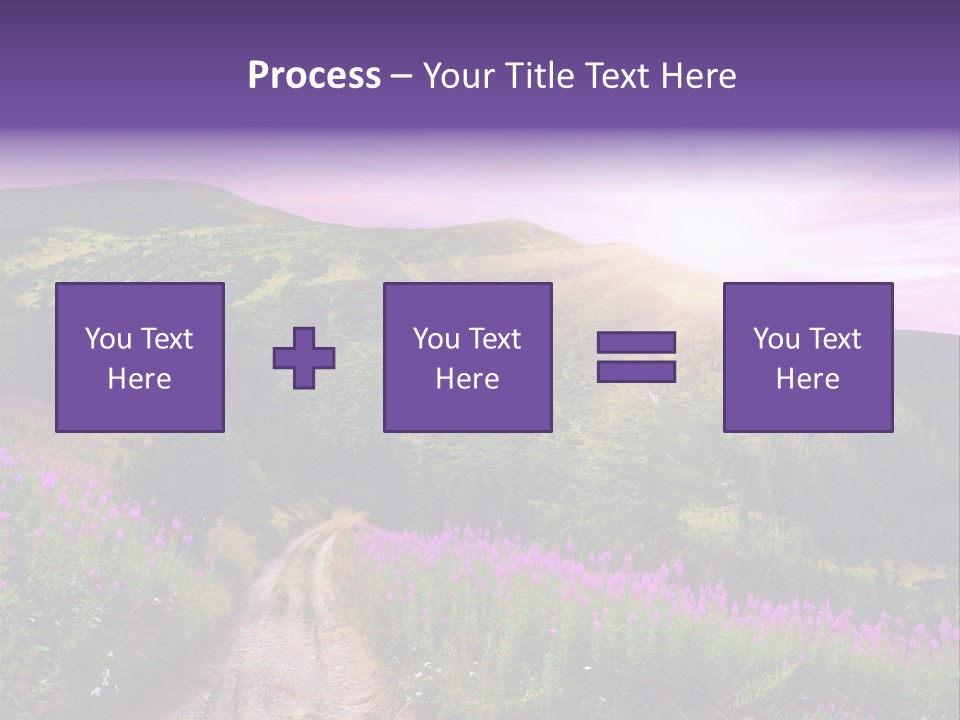 Path Color Field PowerPoint Template