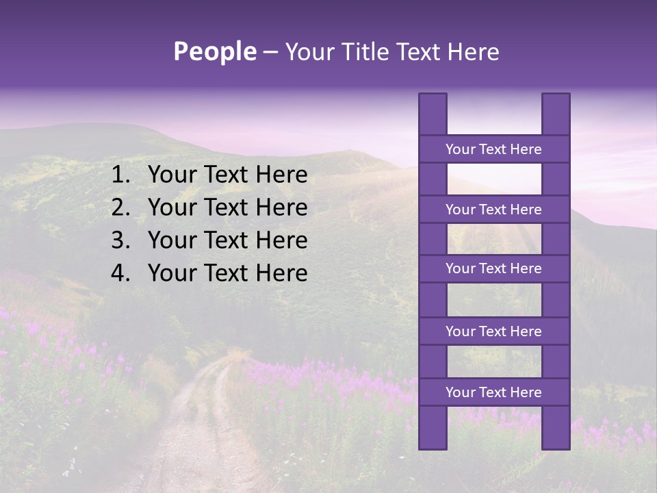 Path Color Field PowerPoint Template