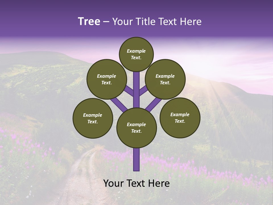 Path Color Field PowerPoint Template