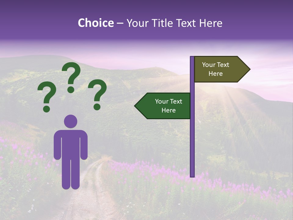 Path Color Field PowerPoint Template