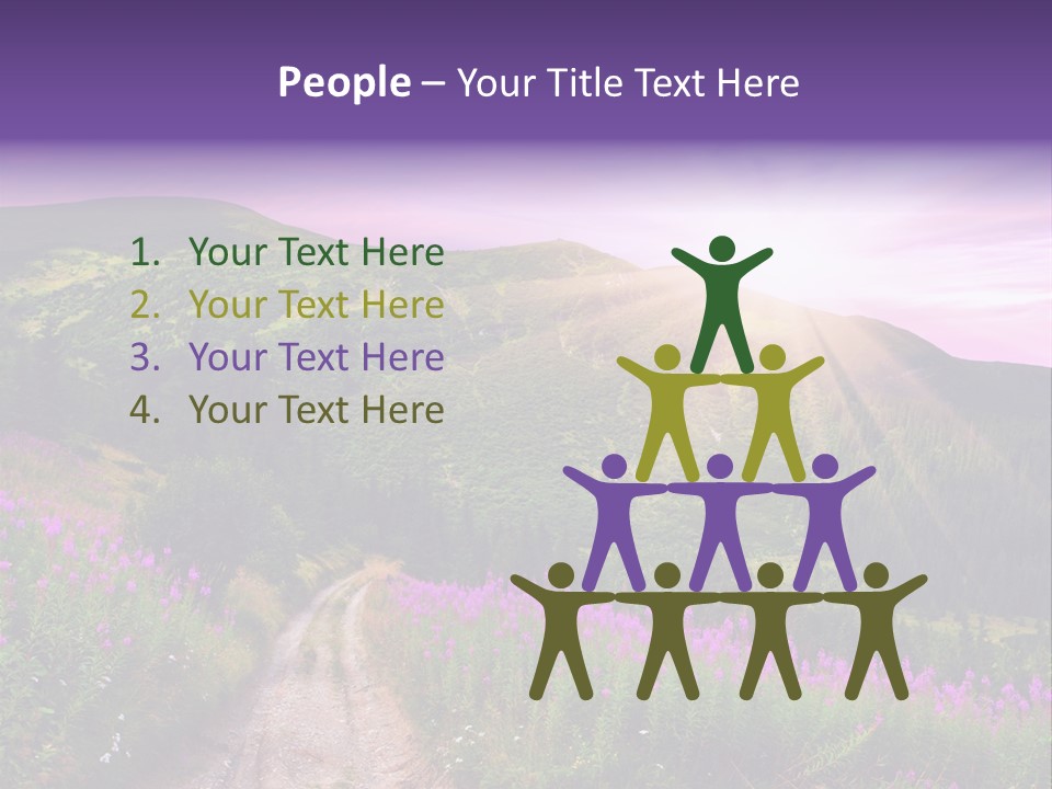 Path Color Field PowerPoint Template