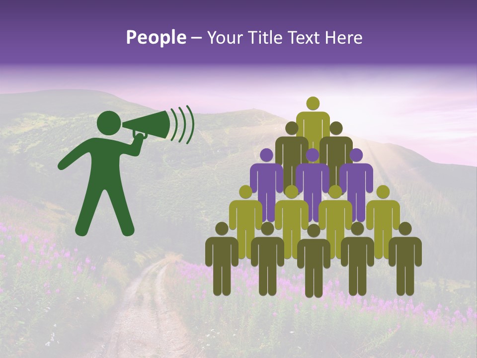 Path Color Field PowerPoint Template