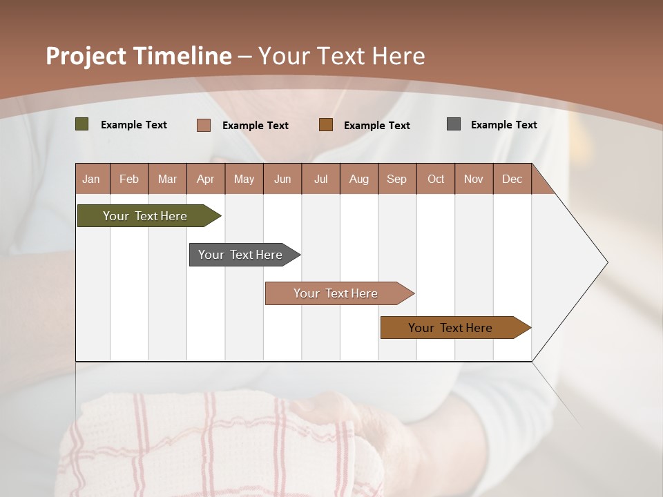 An Elderly Woman Holding A Piece Of Paper In Her Hand PowerPoint Template