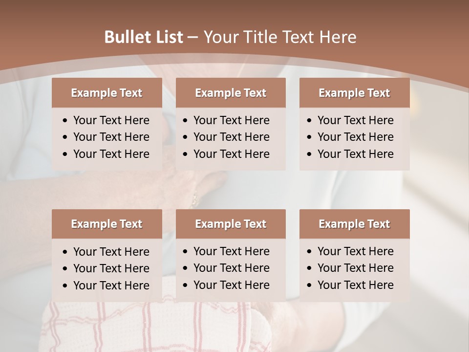 An Elderly Woman Holding A Piece Of Paper In Her Hand PowerPoint Template