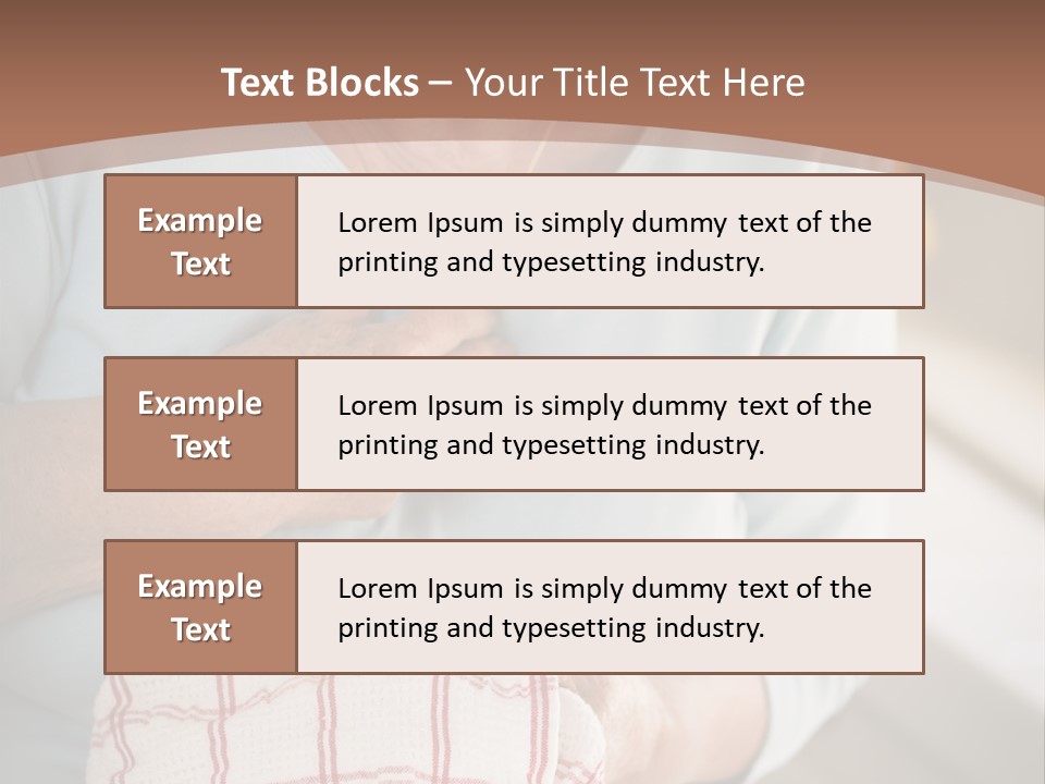 An Elderly Woman Holding A Piece Of Paper In Her Hand PowerPoint Template