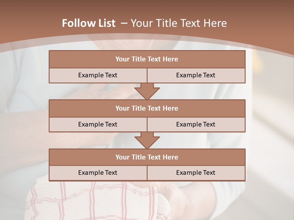 An Elderly Woman Holding A Piece Of Paper In Her Hand PowerPoint Template