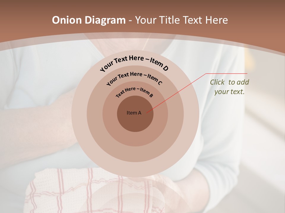 An Elderly Woman Holding A Piece Of Paper In Her Hand PowerPoint Template