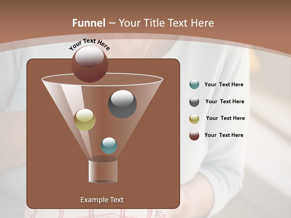 An Elderly Woman Holding A Piece Of Paper In Her Hand PowerPoint Template