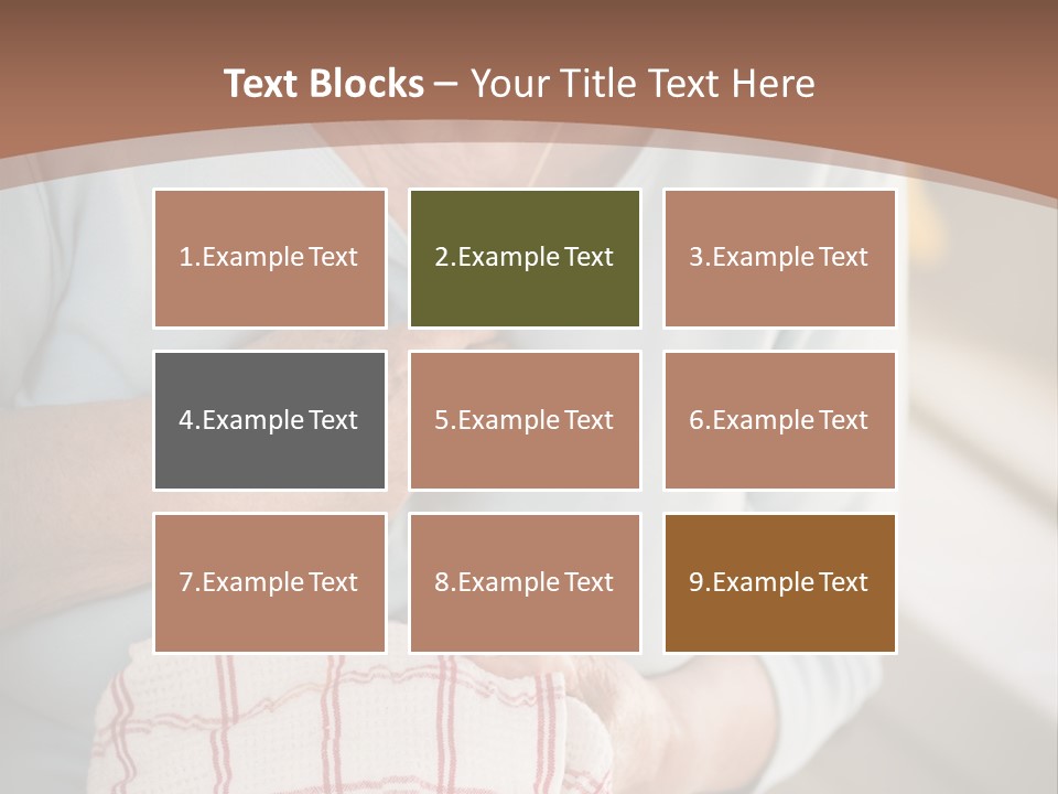 An Elderly Woman Holding A Piece Of Paper In Her Hand PowerPoint Template